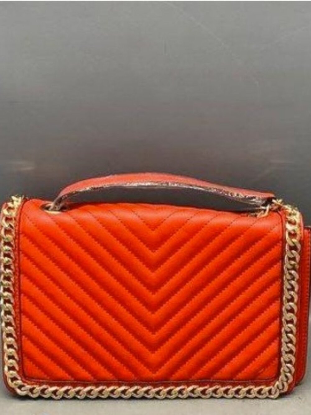 NWT Aldo Greenwald (AG) $55 red crossbody bag with gold chain strap